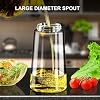 Oil Dispenser Bottle, Oil Spray Bottle for Cooking, Oil Sprayer for Air Fryer, Oil and Vinegar Pourer and sprayer bottle, Kitchen Oil Bottle | 500ml (Multicolor)